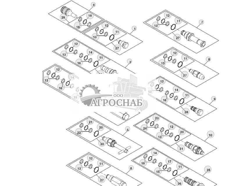 ГИЛЬЗЫ КОЛЛЕКТОРА РАСПРЕДЕЛИТЕЛЬНОГО КЛАПАНА - ST75269 563.jpg